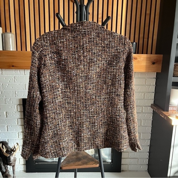 Women’s Coldwater Creek Tweed Blazer - Size 10, Excellent Condition - Picture 6 of 8